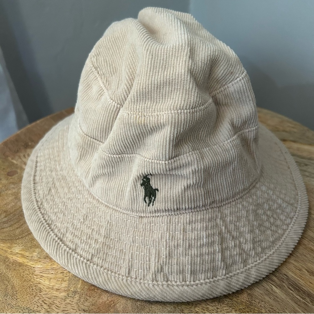 Vintage 90’s Corduroy Polo by Ralph Lauren Bucket Hat